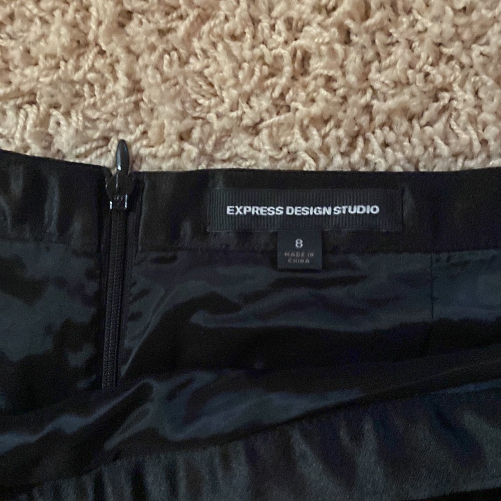 Express Satin Ruffle Skirt - Picture 2 of 2